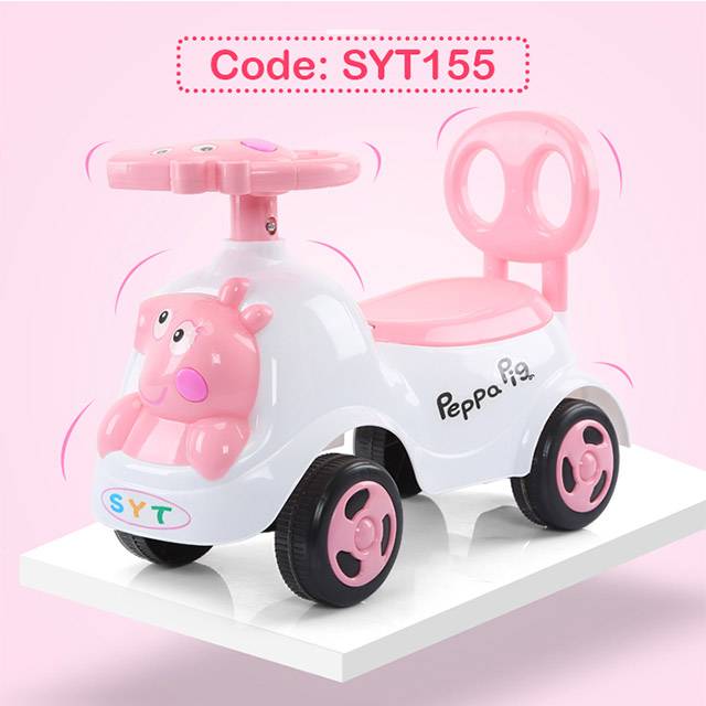 Peppa Pig Children's 2-3 YRS Electric 6 Hrs Battery LED lighting & Music Motorcycle (Model:SYT155)