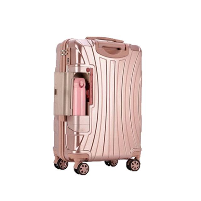 20" Inch Shell Print Cup Holder Password Lock Silent Universal Wheel Travel Luggage (YKX6019-2)
