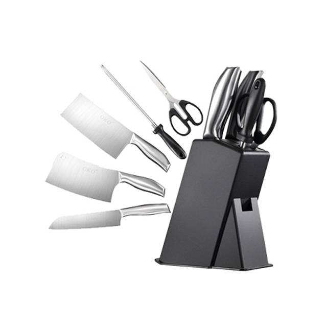 OKO German Cutlery Kitchenware Stainless Steel Knife Set 5 Pieces Combination with stand board (Model: OKO-2017)