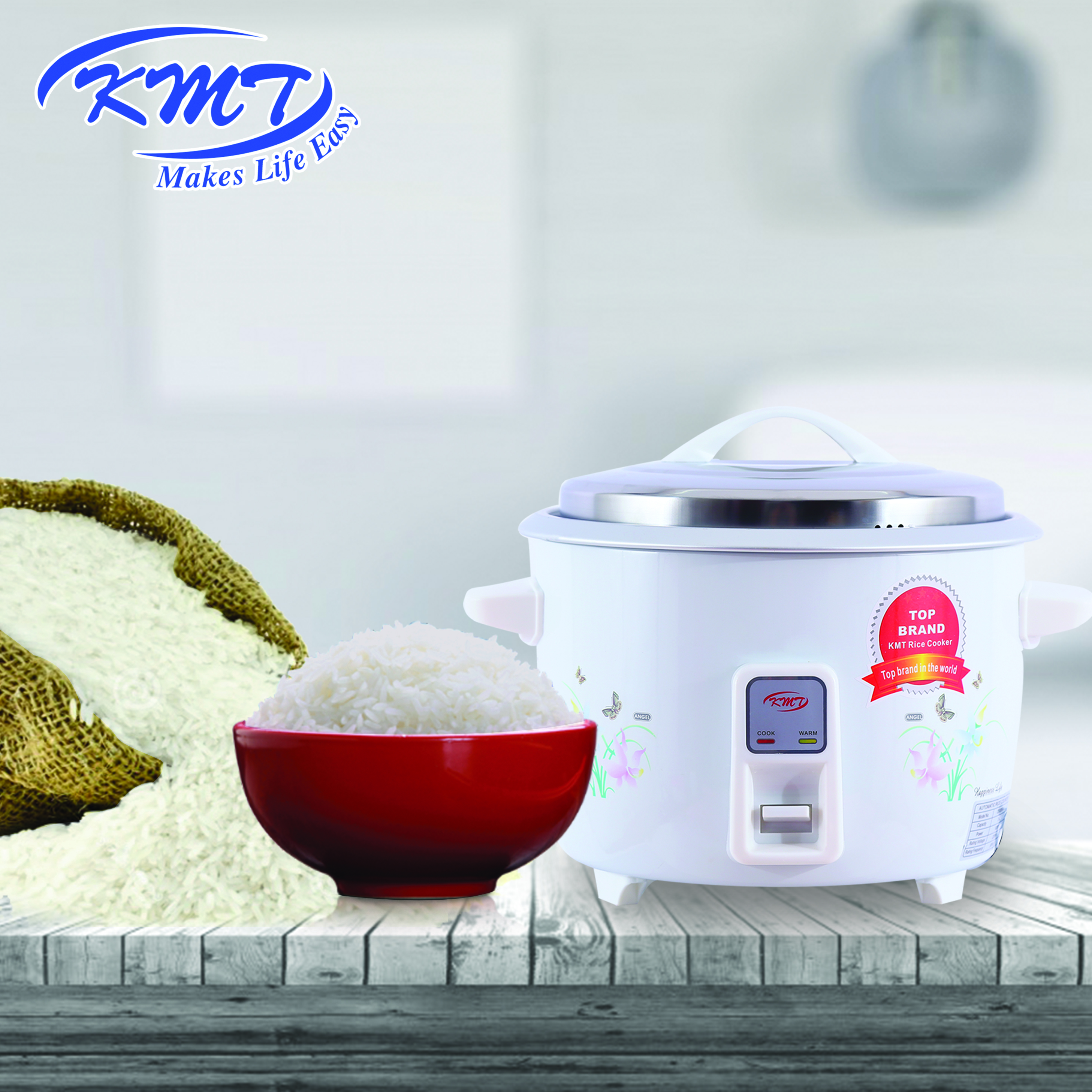 KMT Ricecooker 150W 0.6L (KMT-CFXB 10-3)