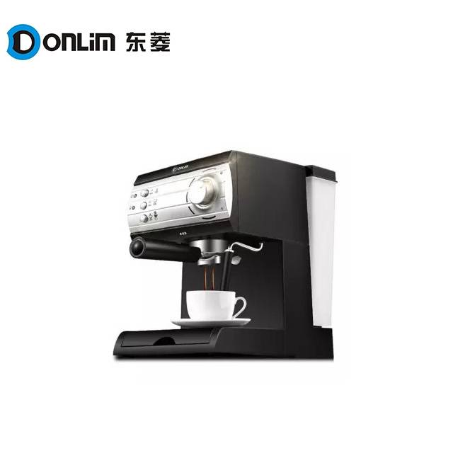 DONLIM Automatic Commercial Steaming Milk Foam Italian Espresso Machine Black (MODEL:DLKF6001)
