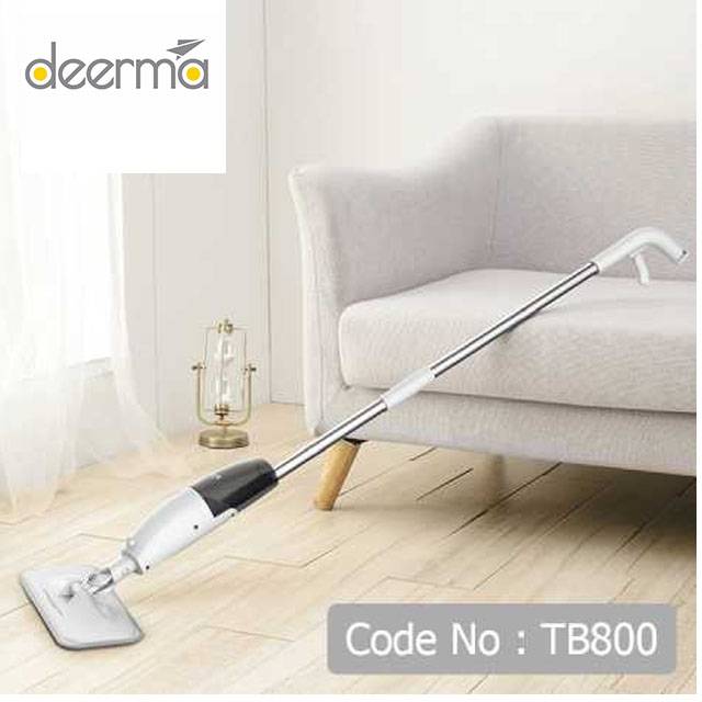 DEERMA Wet & Dry Hands-Free Steam Spray Lazy Mop (Model:TB800)