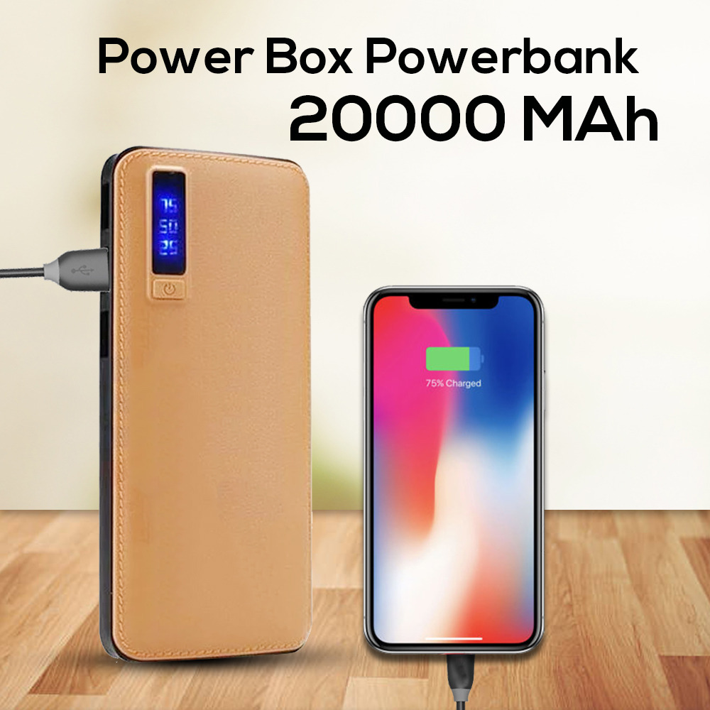 Power Box 20000mAh Power Bank LED Display