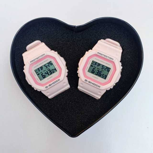 G-Shock Pink Out Digital Couple Watch DW5600 ( First Copy ) + Gift